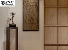 Vit ekfaner väggpaneler